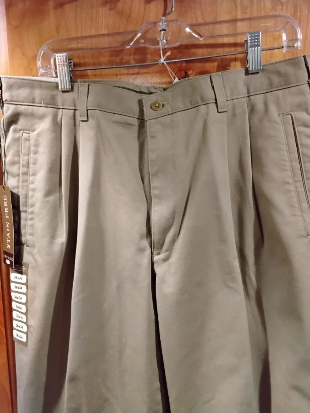 Savane Men's Khaki's Size 36/34 #835